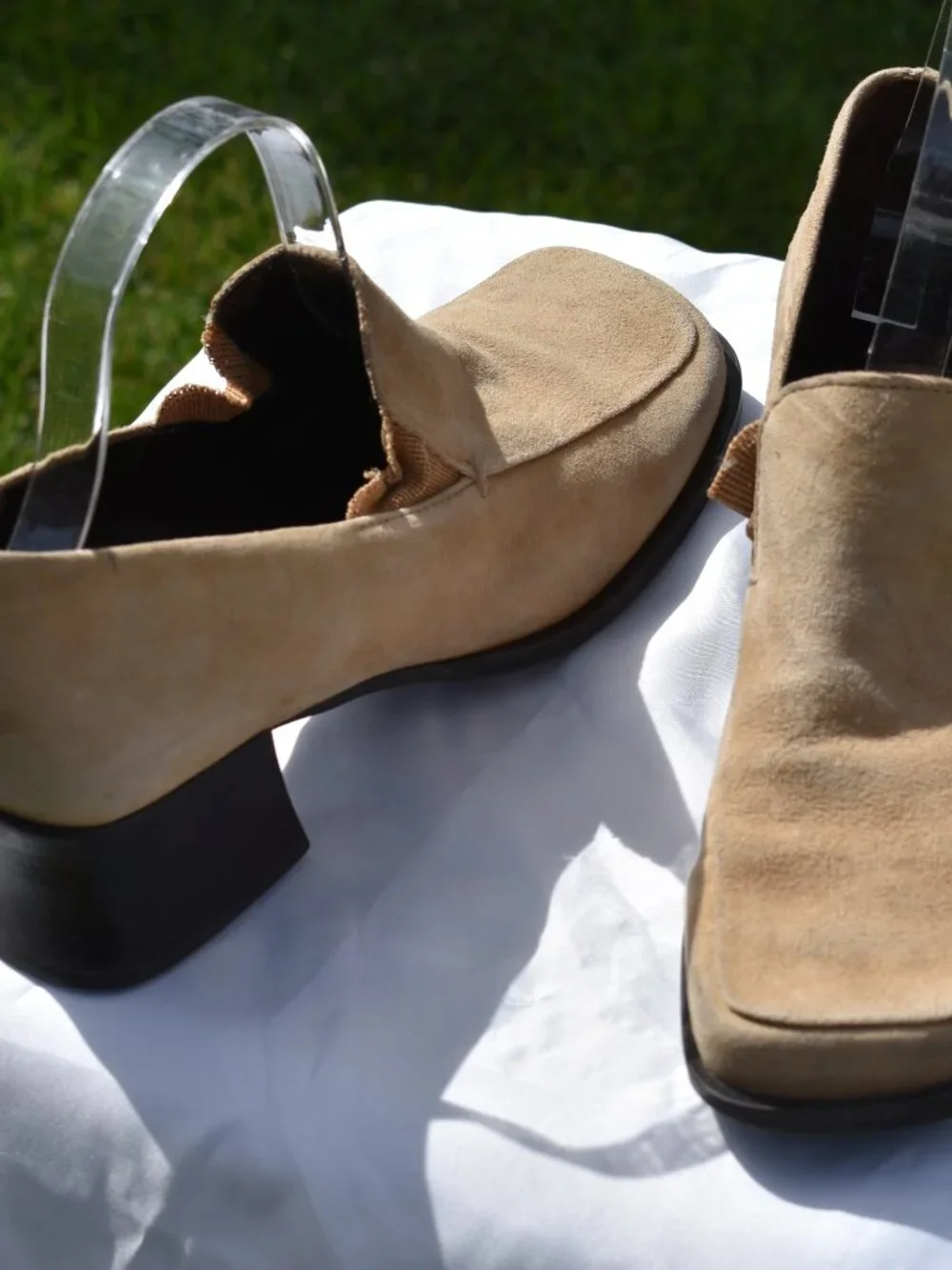 Franco Sarto Leather Wedge Shoe